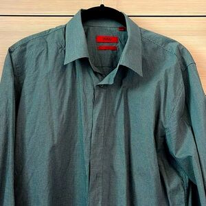 Hugo Boss button down checkered shirt